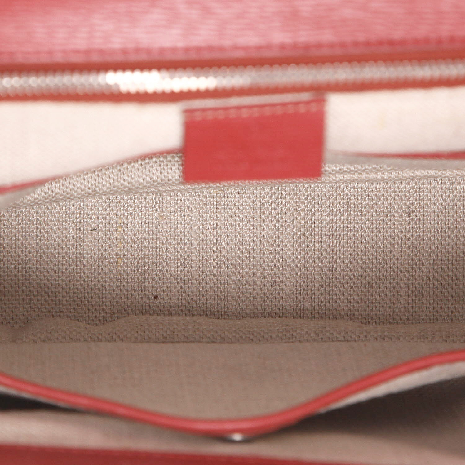 Borsa Gucci  Bamboo in pelle rossa e bambù - Detail D3