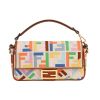 Fendi  Baguette handbag  in multicolor, beige and brown monogram canvas - 360 thumbnail