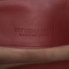 Borsa a tracolla Bottega Veneta  Olimpia in pelle intrecciata bordeaux - Detail D2 thumbnail