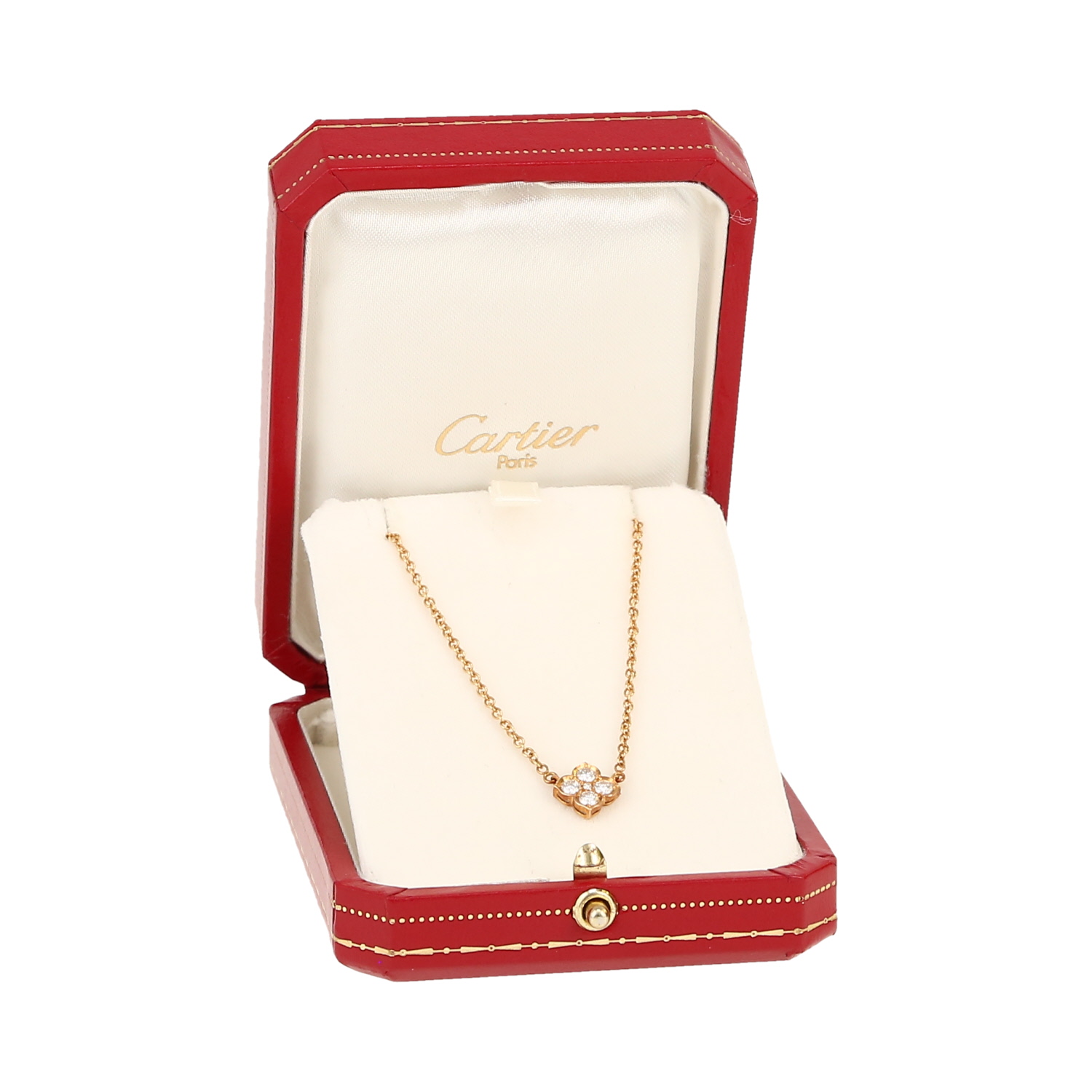 Collana Cartier Inde Mystérieuse in oro giallo e diamanti - Detail D2