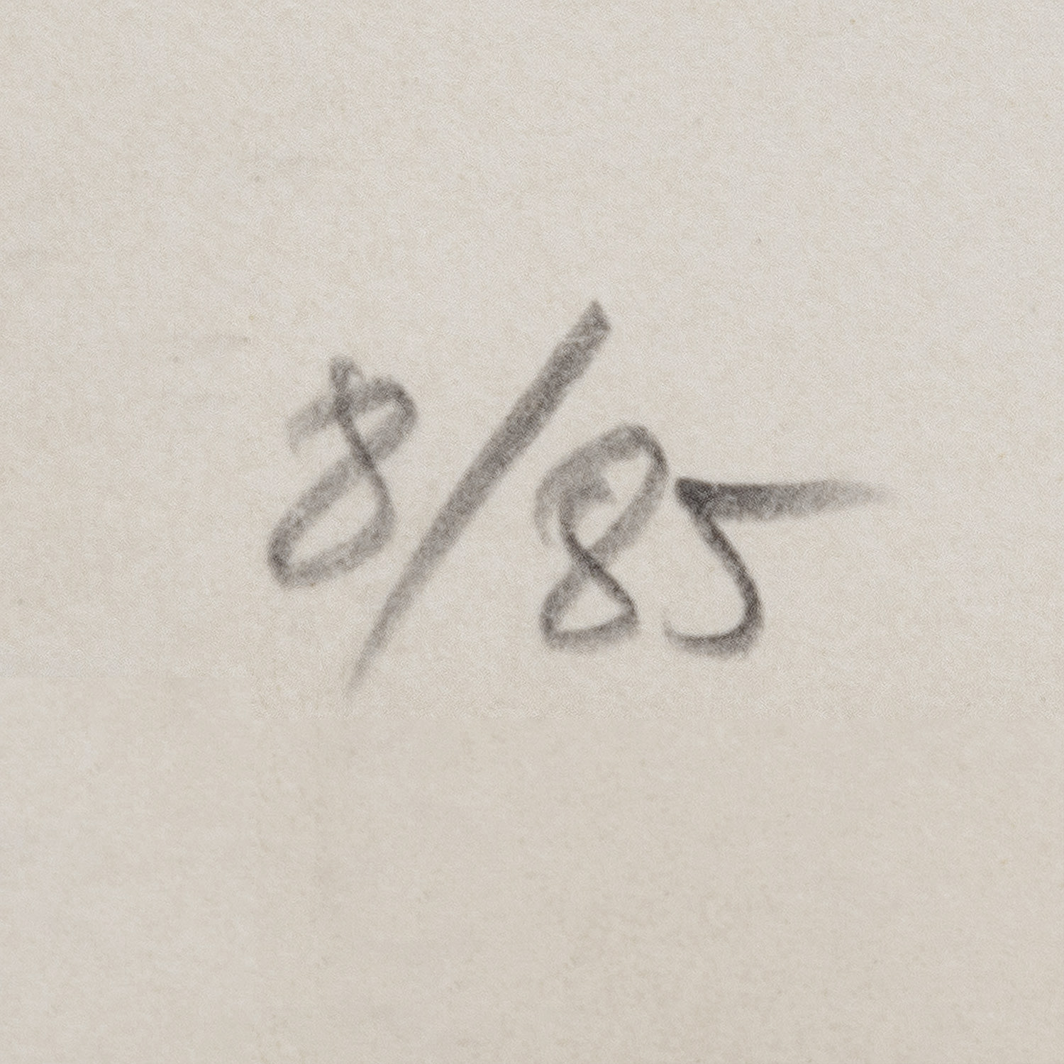 Pierre Soulages, Lithographie 26, numérotée 8/85 et signée de l'artiste - Detail D3