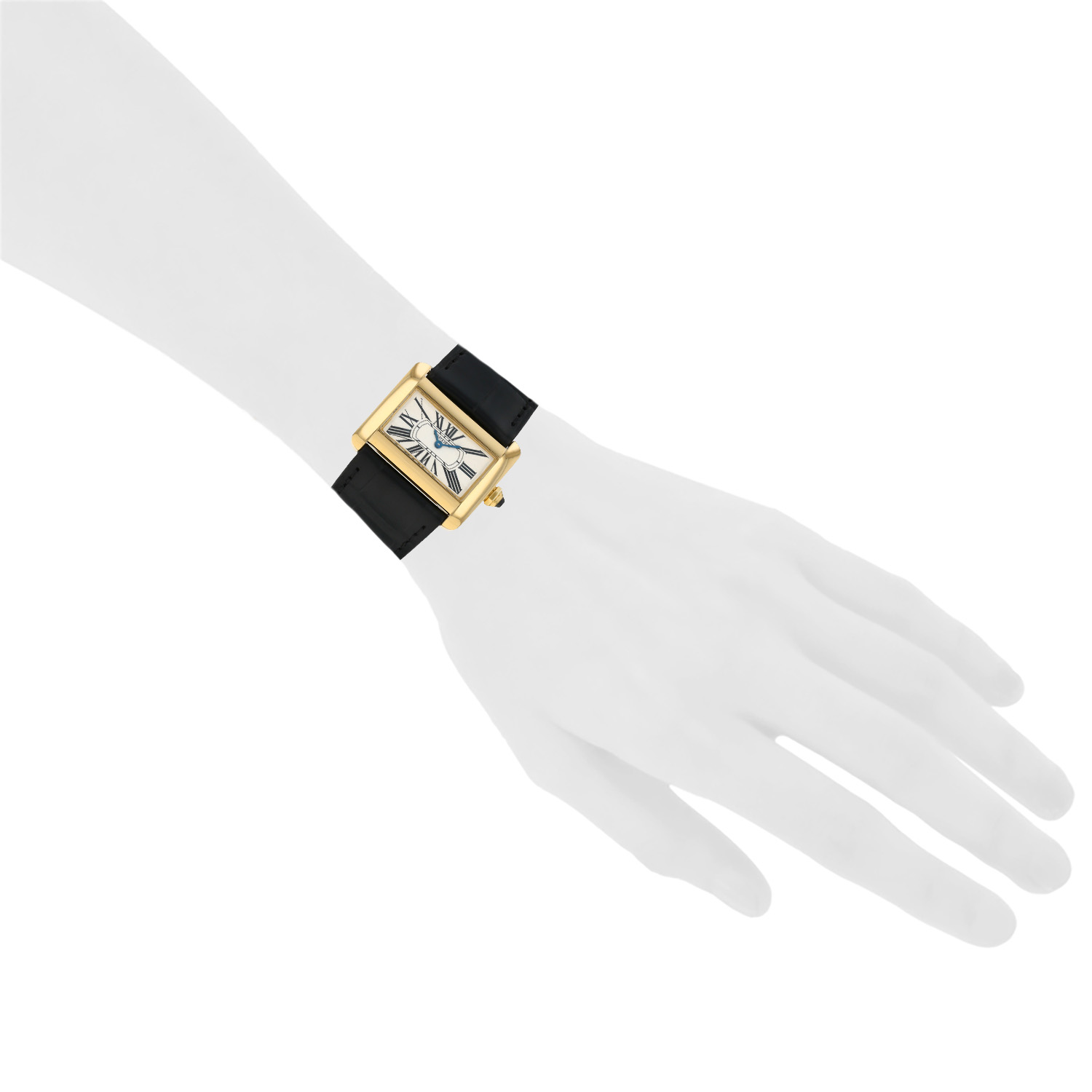 Orologio Cartier Tank Divan in oro giallo Ref: Cartier - 2601  Circa 2000 - Detail D1