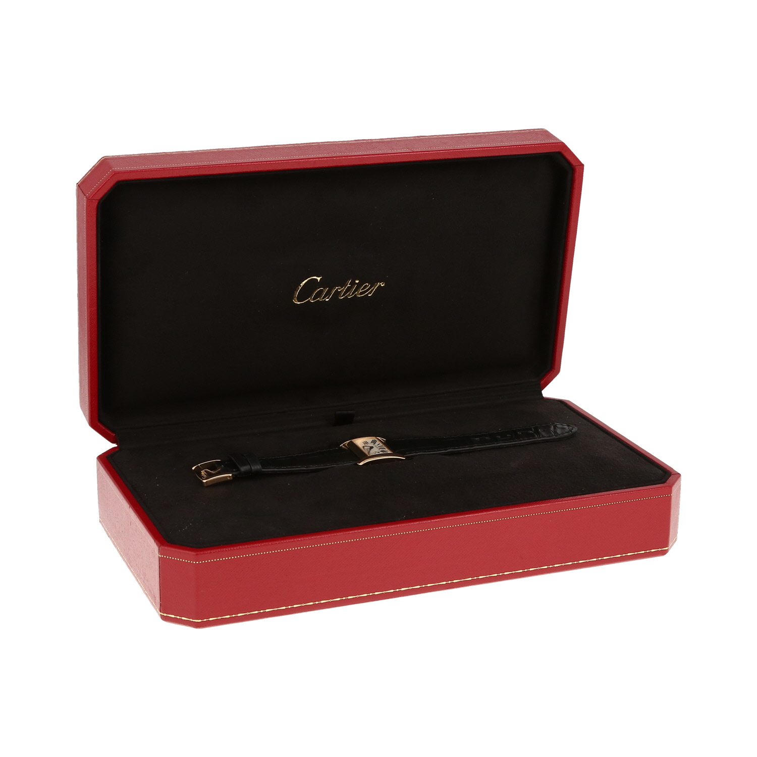 Cartier Tank Divan  in yellow gold Ref: Cartier - 2601  Circa 2000 - Detail D2