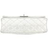 Chanel 2.55 handbag  in silver quilted leather - Detail D1 thumbnail