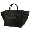 Celine  Cabas Phantom shopping bag  in black grained leather - 00pp thumbnail
