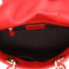 Dior  Lady Dior small model  handbag  in red leather cannage - Detail D3 thumbnail