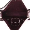 Bolso bandolera Hermès  Mini Evelyne en cuero box violeta Raisin - Detail D3 thumbnail