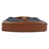 Borsa Gucci  Jackie modello piccolo  in tela denim blu e pelle marrone - Detail D1 thumbnail