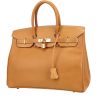 Bolso de mano Hermès  Birkin 35 cm en cuero Chamonix natural - 00pp thumbnail