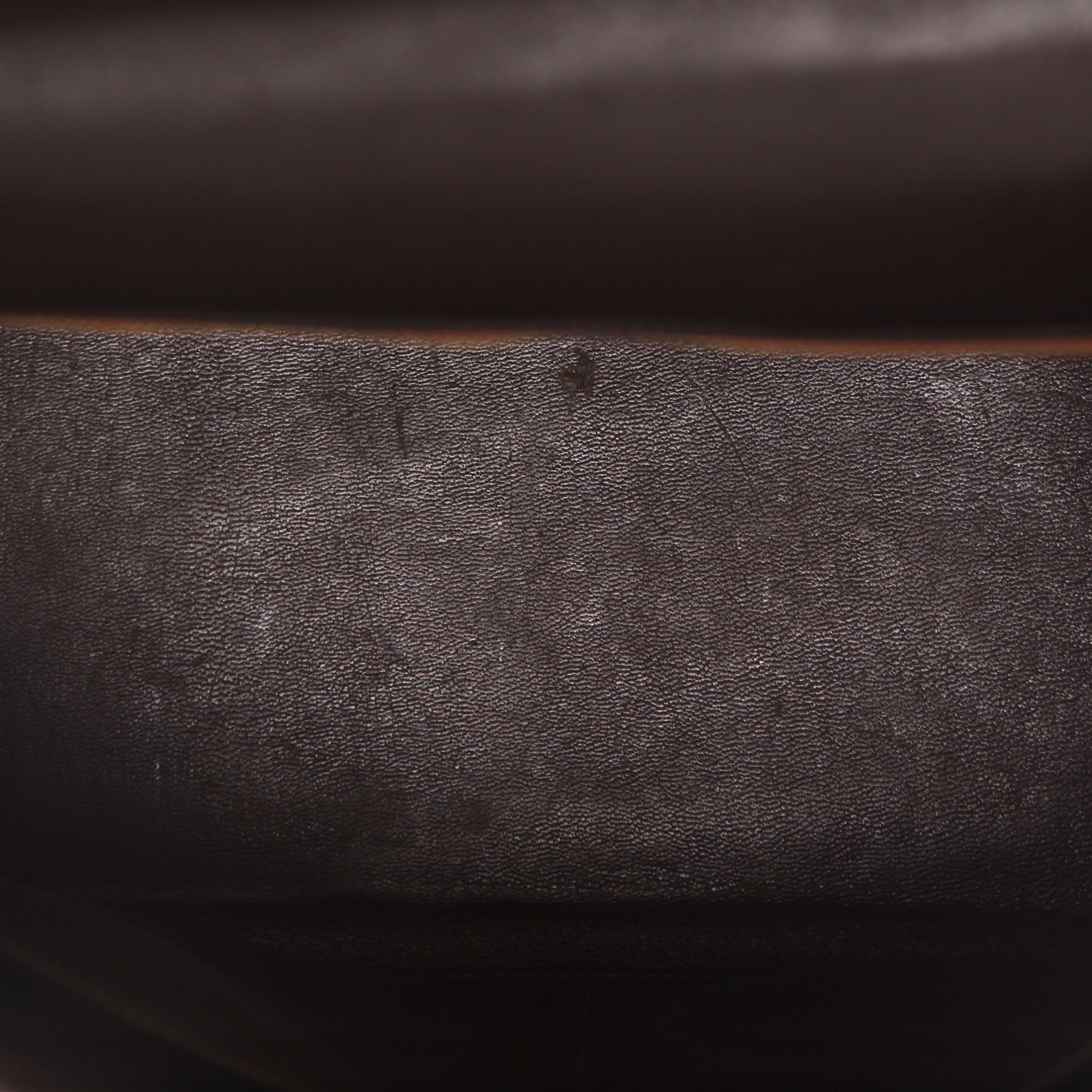 Hermès  Kelly 35 cm handbag  in brown box leather - Detail D3