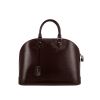 Louis Vuitton  Alma large model  handbag  in plum patent epi leather - 360 thumbnail