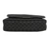 Louis Vuitton  Messenger shoulder bag  damier graphite canvas  and black leather - Detail D1 thumbnail