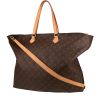 Shopping bag Louis Vuitton   modello grande  in tela monogram e pelle naturale - 00pp thumbnail