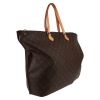 Louis Vuitton   large model  shopping bag  monogram canvas  and natural leather - Detail D3 thumbnail