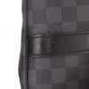 Louis Vuitton  Keepall 55 travel bag  in grey Graphite damier canvas  and black leather - Detail D6 thumbnail