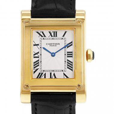 Montre Cartier Tank à vis en or jaune Ref: Cartier - 2608F  Vers 2000