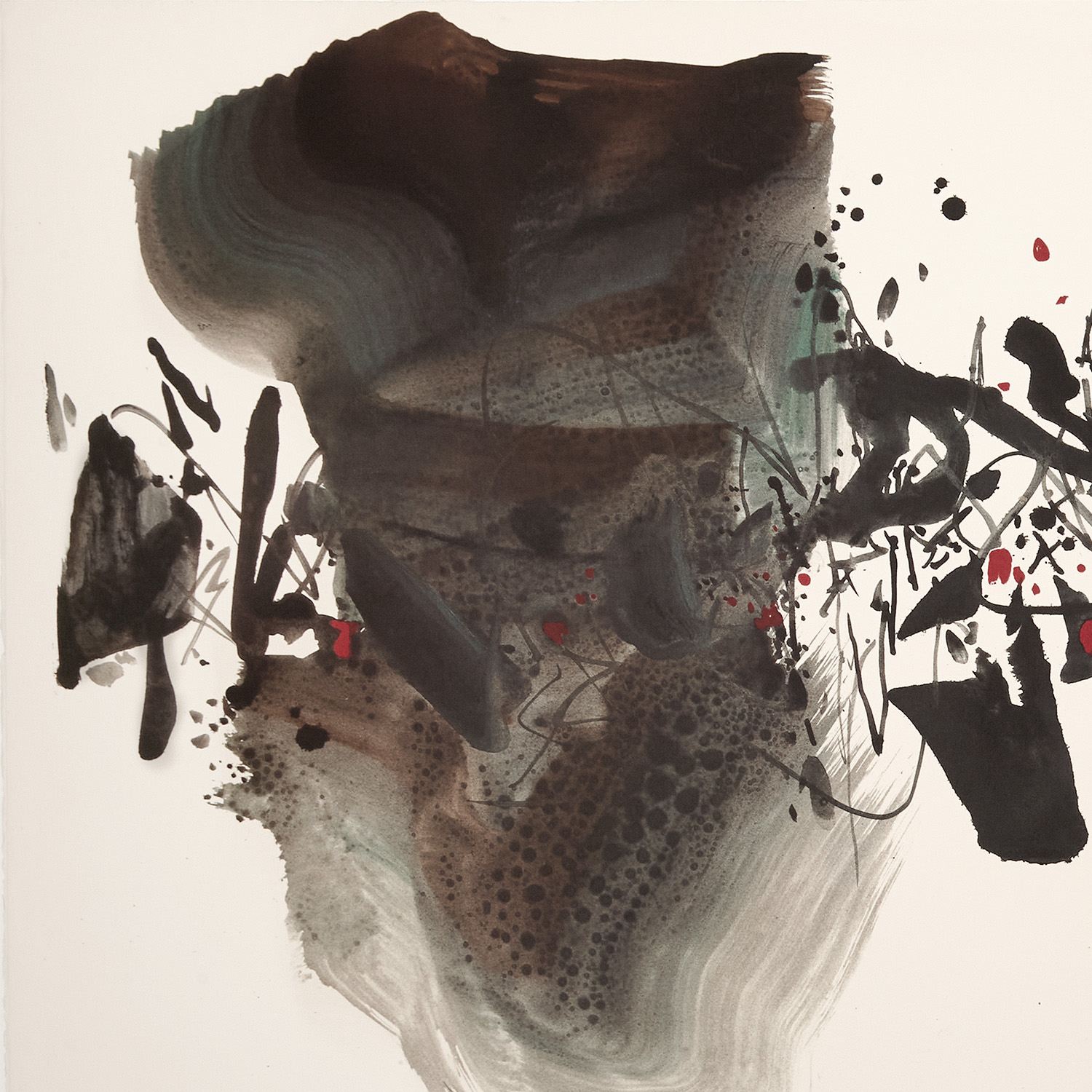 Chu Teh-Chun (1920-2014), Olympic suite, Centennial - 1992 - Detail D1