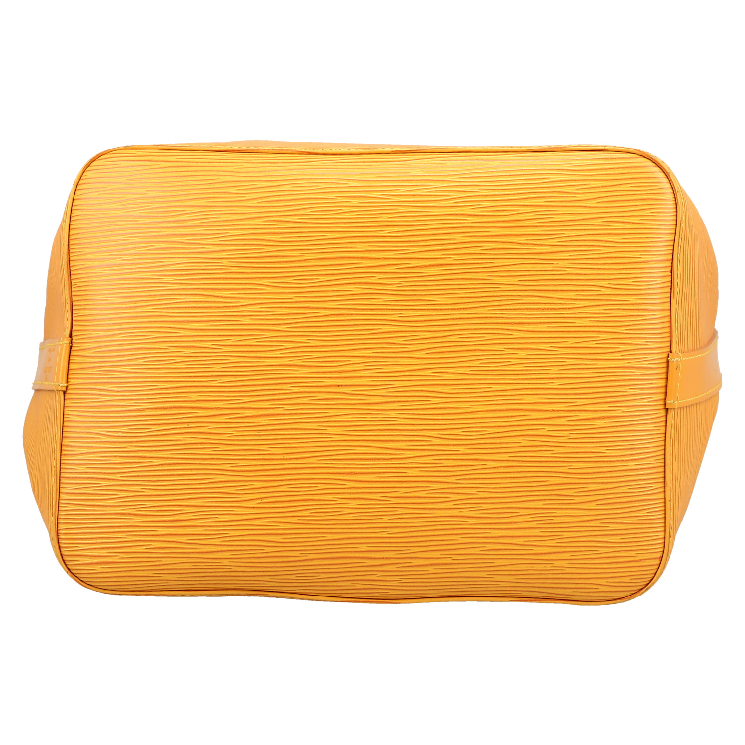 Louis Vuitton  Noé handbag  in yellow epi leather - Detail D1