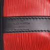 Louis Vuitton  Noé handbag  in black and red leather - Detail D2 thumbnail