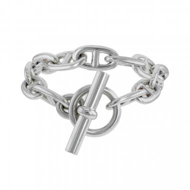 Bracelet Hermès Chaine d'Ancre grand modèle en argent