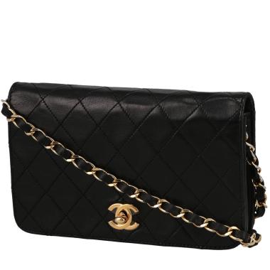 Borsa da spalla o a mano Chanel  Mademoiselle in pelle trapuntata nera