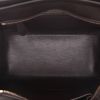 Bolso de mano Celine  Luggage Micro en cuero negro rojo y color burdeos - Detail D3 thumbnail