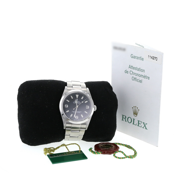 Reloj Rolex Explorer de acero Ref :  114270 Circa  2003 - Detail D2