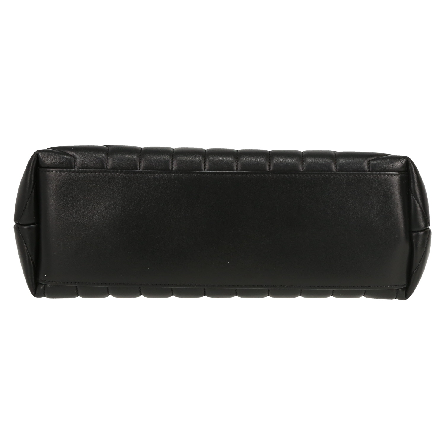 Borsa a tracolla Saint Laurent  Loulou modello medio  in pelle trapuntata a zigzag nera - Detail D1