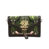 Prada  Canapa handbag  canvas  and brown leather - 360 thumbnail