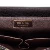 Prada  Canapa handbag  canvas  and brown leather - Detail D2 thumbnail