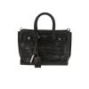 Saint Laurent  Sac de jour Nano handbag  in black leather - 360 thumbnail