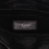 Saint Laurent  Saint Laurent button-up tweed jacket handbag  in black leather - Detail D2 thumbnail