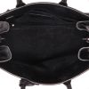 Saint Laurent  Saint Laurent button-up tweed jacket handbag  in black leather - Detail D3 thumbnail