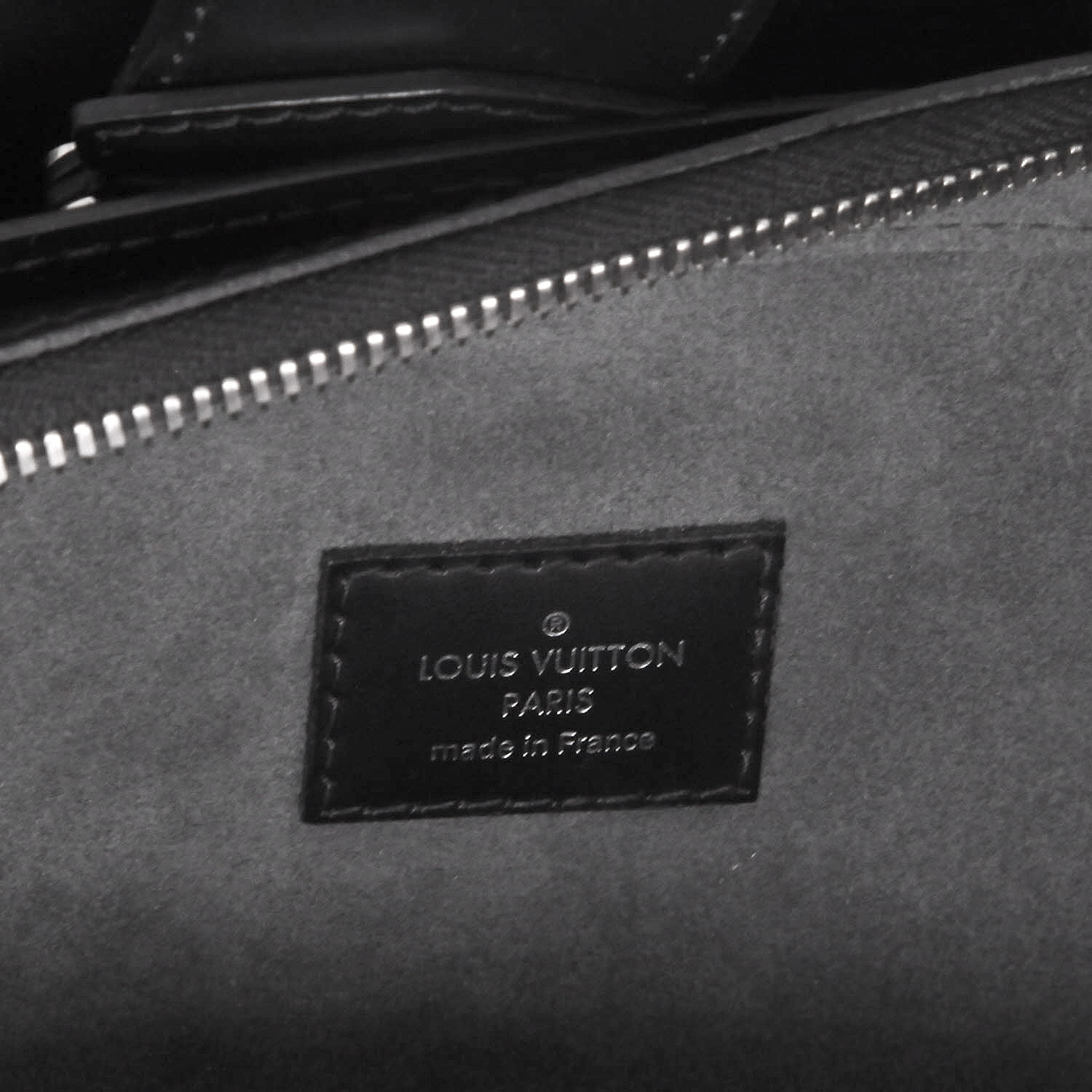 Louis Vuitton  Pont Neuf handbag  in black epi leather - Detail D2