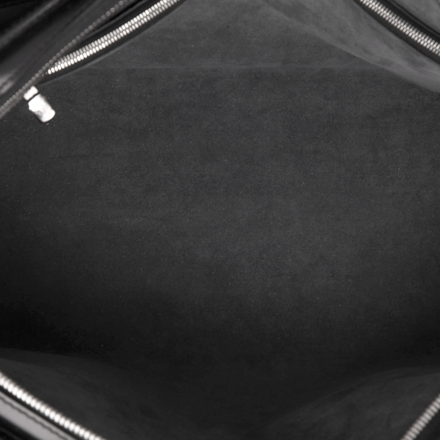 Bolso de mano Louis Vuitton  Pont Neuf en cuero Epi negro - Detail D3