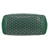 Shopping bag Goyard   in tela Goyardine verde e pelle verde - Detail D1 thumbnail