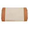 Hermès  Birkin 35 cm handbag  in gold Chamonix  leather  and beige "H" canvas - Detail D1 thumbnail