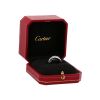 Cartier Trinity medium model ring in white gold and ceramic - Detail D2 thumbnail