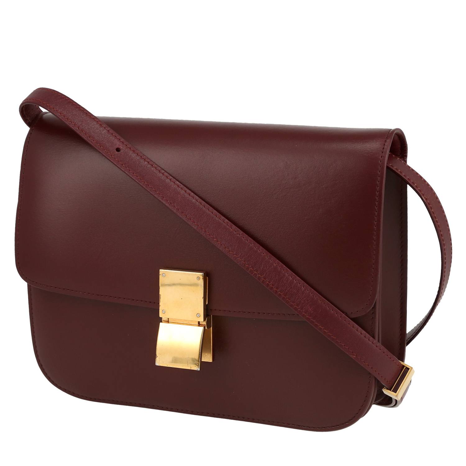 Classic Box Shoulder Bag In Box Leather