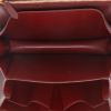 Celine  Classic Box shoulder bag  in burgundy box leather - Detail D3 thumbnail