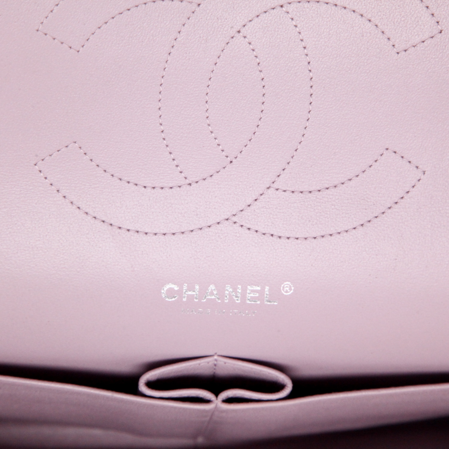 Borsa Chanel  Timeless Jumbo in pelle trapuntata viola mammola - Detail D2