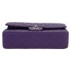 Chanel  Timeless Classic handbag  in purple quilted leather - Detail D1 thumbnail