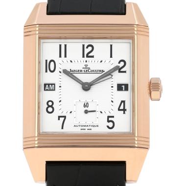 Jaeger-LeCoultre Reverso Squadra Hometime  and pink gold Ref: Jaeger Lecoultre - 230277  Circa 2008