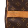 Louis Vuitton  Keepall 60 travel bag  in brown monogram canvas  and natural leather - Detail D6 thumbnail