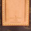 Bolsa de viaje Louis Vuitton  Keepall 50 en lona Monogram marrón y cuero natural - Detail D6 thumbnail