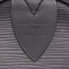 Bolsa de viaje Louis Vuitton  Keepall 45 en cuero Epi negro - Detail D2 thumbnail