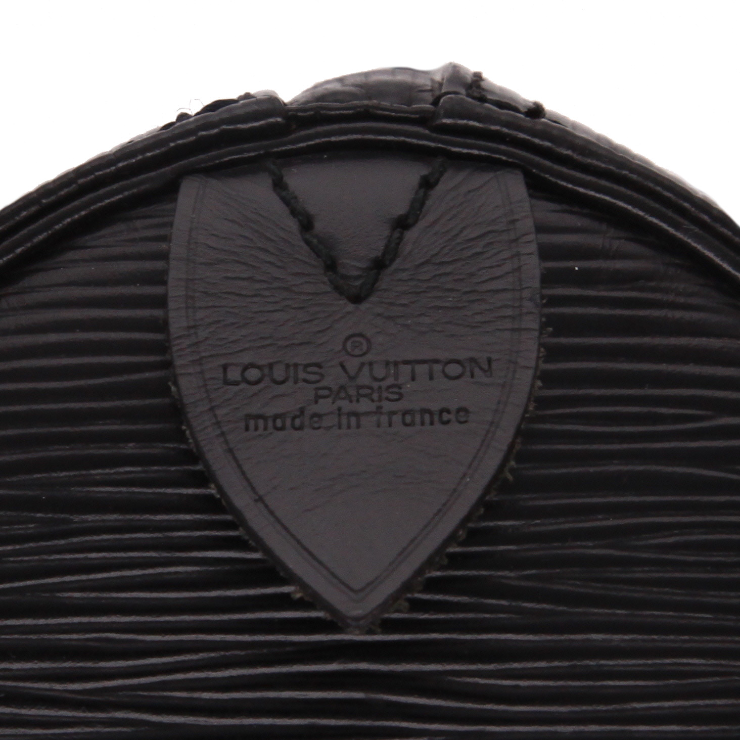 Louis Vuitton  Keepall 45 travel bag  in black epi leather - Detail D2