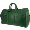 Bolsa de viaje Louis Vuitton  Keepall 50 en cuero Epi verde - 00pp thumbnail