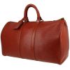 Bolsa de viaje Louis Vuitton  Keepall 45 en cuero Epi marrón - 00pp thumbnail