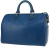Sac à main Louis Vuitton  Speedy 30 en cuir épi bleu - 00pp thumbnail